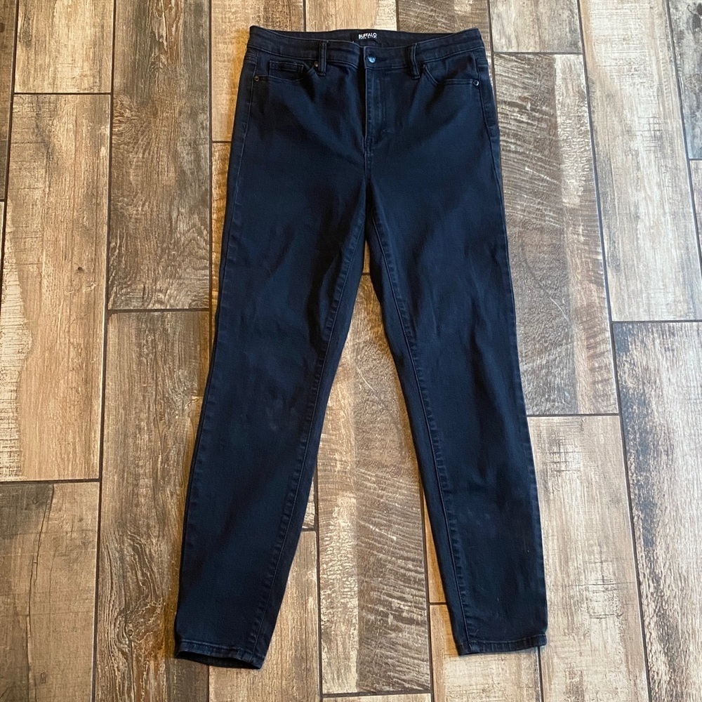 Buffalo David Bitton Women's Black Mollie high-rise stretch, skinny Jeans
